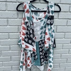 VioletRuby scarf top